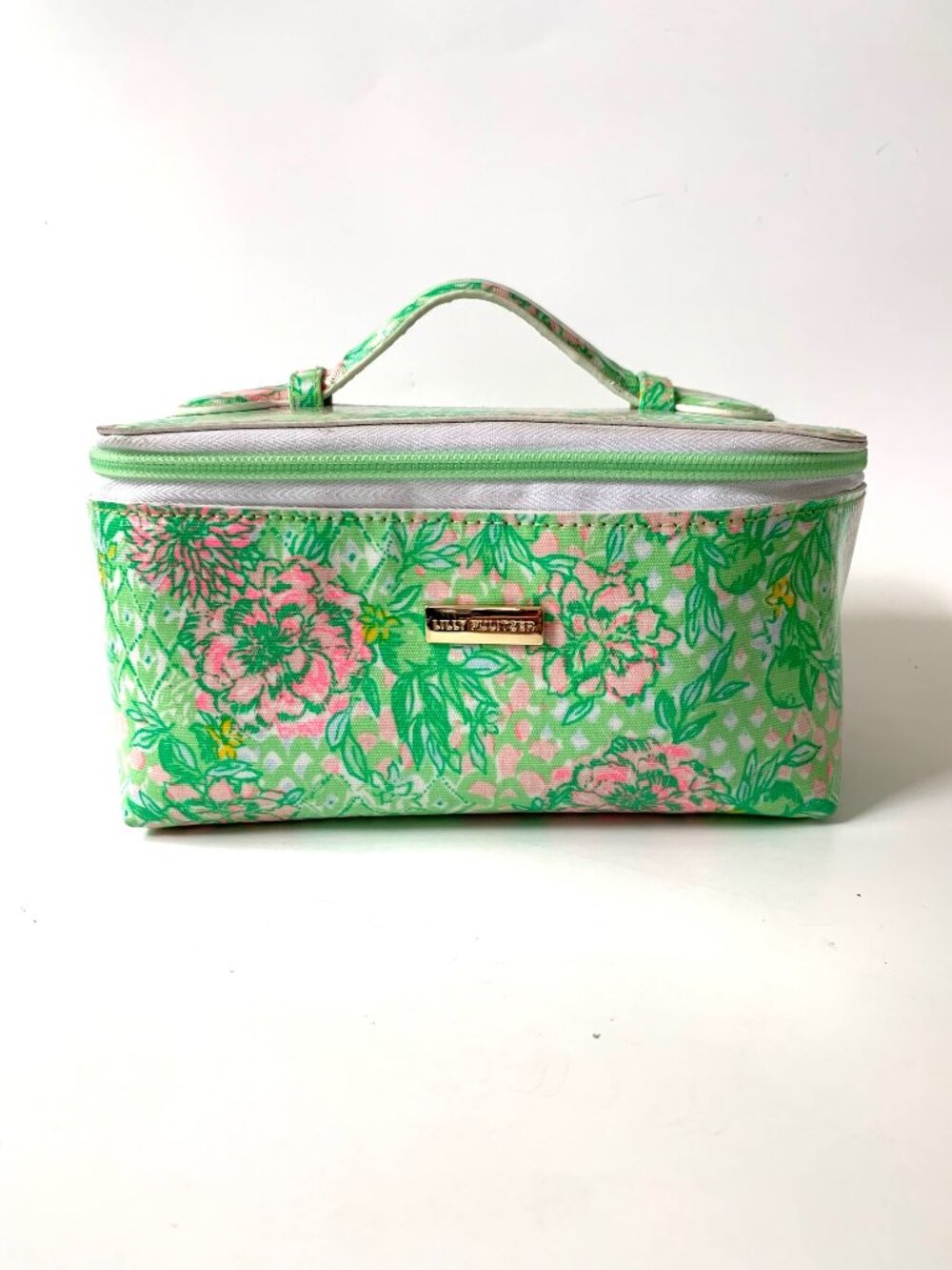 Lilly Pulitzer "Lime Feeling Good" Cosmetic Travel Vanity Bag